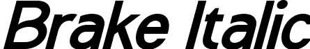 Brake Italic font | Brake Oblique.ttf
