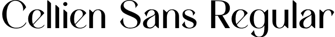 Cellien Sans Regular font | Cellien Sans.otf