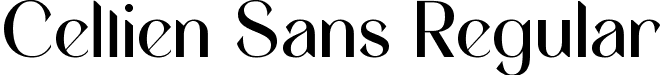 Cellien Sans Regular font | Cellien Sans.ttf