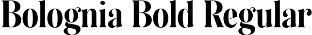 Bolognia Bold Regular font | Bolognia Bold.ttf