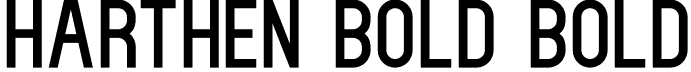 Harthen Bold Bold font | Harthen Bold.otf