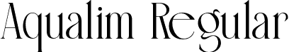 Aqualim Regular font | aqualimregular-jpaga.otf