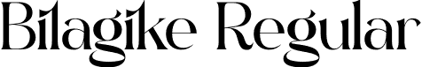 Bilagike Regular font | Bilagike.otf