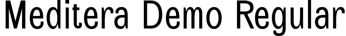 Meditera Demo Regular font | Meditera-Regular.otf