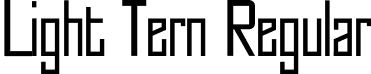 Light Tern Regular font | Light Tern.otf