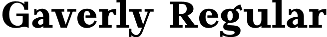 Gaverly Regular font | Gaverly-Regular.otf