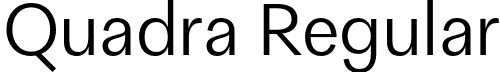 Quadra Regular font | Quadra-Regular.otf