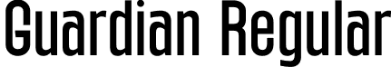 Guardian Regular font | Guardian.otf