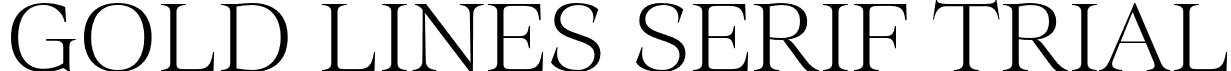 Gold Lines Serif Trial font | goldlinesseriftrialregular-rp6ra.otf