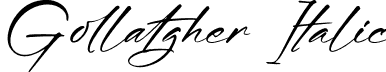 Gollatgher Italic font | Gollatgher Italic.otf