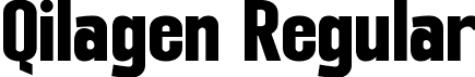 Qilagen Regular font | Qilagen.ttf