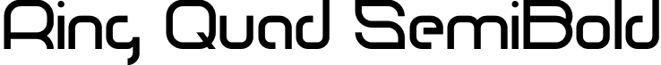 Ring Quad SemiBold font | Ochakov - Ring Quad Semi Bold.otf