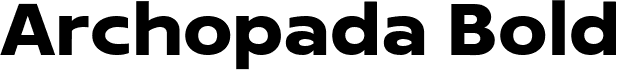 Archopada Bold font | Archopada-Bold.ttf