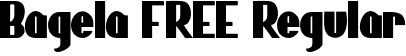 Bagela FREE Regular font | Bagela FREE.otf