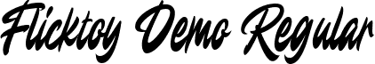 Flicktoy Demo Regular font | Flicktoydemo-ax6DJ.ttf