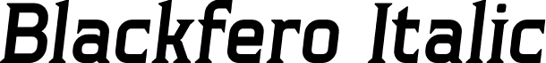Blackfero Italic font | blackferoitalic-rgbvp.otf