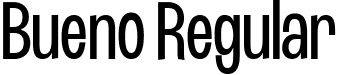 Bueno Regular font | bueno-regular.ttf