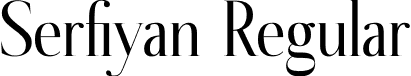 Serfiyan Regular font | serfiyan-8mvez.otf