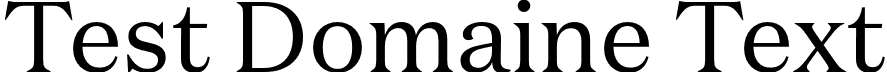 Test Domaine Text font | TestDomaineText-Regular.otf