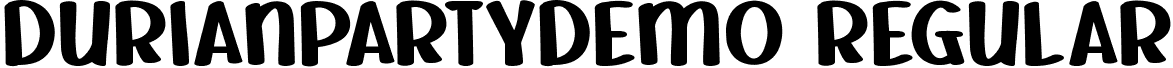 DurianPartyDemo Regular font | DurianPartyDemoRegular.ttf