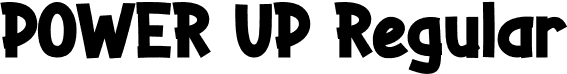 POWER UP Regular font | POWER_UP.otf