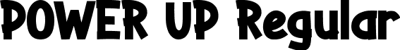 POWER UP Regular font | POWER_UP.ttf