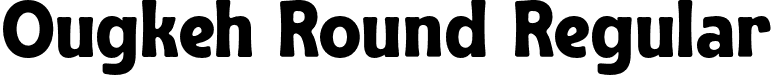 Ougkeh Round Regular font | Ougkeh-Round.otf