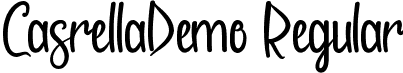 CasrellaDemo Regular font | CasrellaDemoRegular.ttf