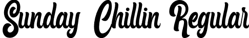 Sunday Chillin Regular font | sundaychillin-dyydm.otf