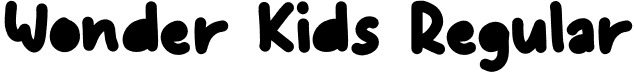 Wonder Kids Regular font | WonderKids-Regular.otf