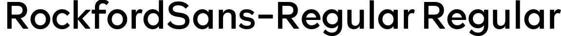 RockfordSans-Regular Regular font | Rockford Sans Regular.ttf