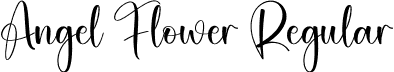 Angel Flower Regular font | Angel-Flower.otf