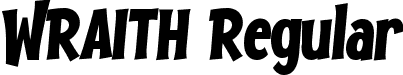 WRAITH Regular font | WRAITH.ttf