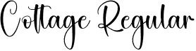 Cottage Regular font | Cottage.otf