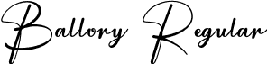Ballory Regular font | Ballory.otf