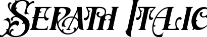 Serath Italic font | Serath Italic.otf