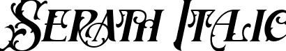 Serath Italic font | Serath Italic.ttf