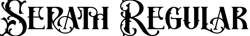 Serath Regular font | Serath.ttf