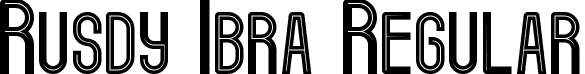 Rusdy Ibra Regular font | Rusdy Ibra.otf