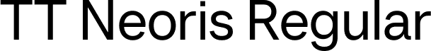 TT Neoris Regular font | TT Neoris Regular.ttf