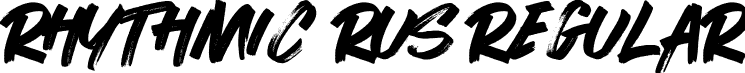 Rhythmic RUS Regular font | Rhythmic_RUS.otf
