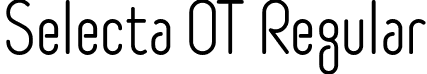Selecta OT Regular font | SELECTA-Regular.otf