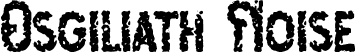 Osgiliath Noise font | Osgiliath-Noise.otf