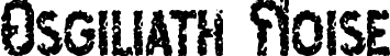 Osgiliath Noise font | Osgiliath-Noise.ttf