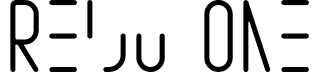 Reiju One font | Reiju-One.otf
