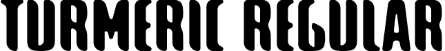 Turmeric Regular font | Turmeric.otf