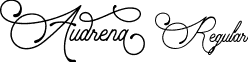 Audrena Regular font | Audrena-z8yO4.ttf