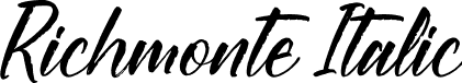 Richmonte Italic font | Richmonte-Italic.otf