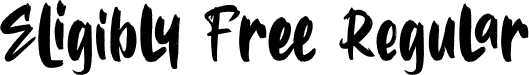 Eligibly Free Regular font | Eligibly-Free.otf