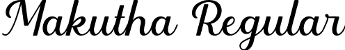 Makutha Regular font | Makutha.ttf